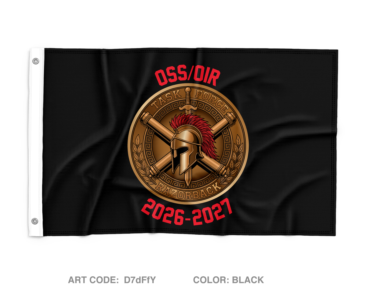 HHB 142nd Field Artillery Brigade Wall Flag - D7dFfY