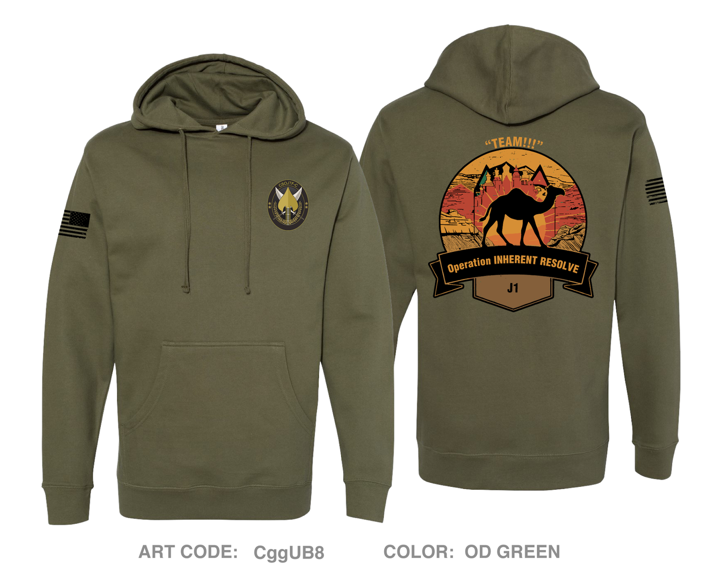 CSOJTF-C Comfort Unisex Hooded Sweatshirt - CggUB8