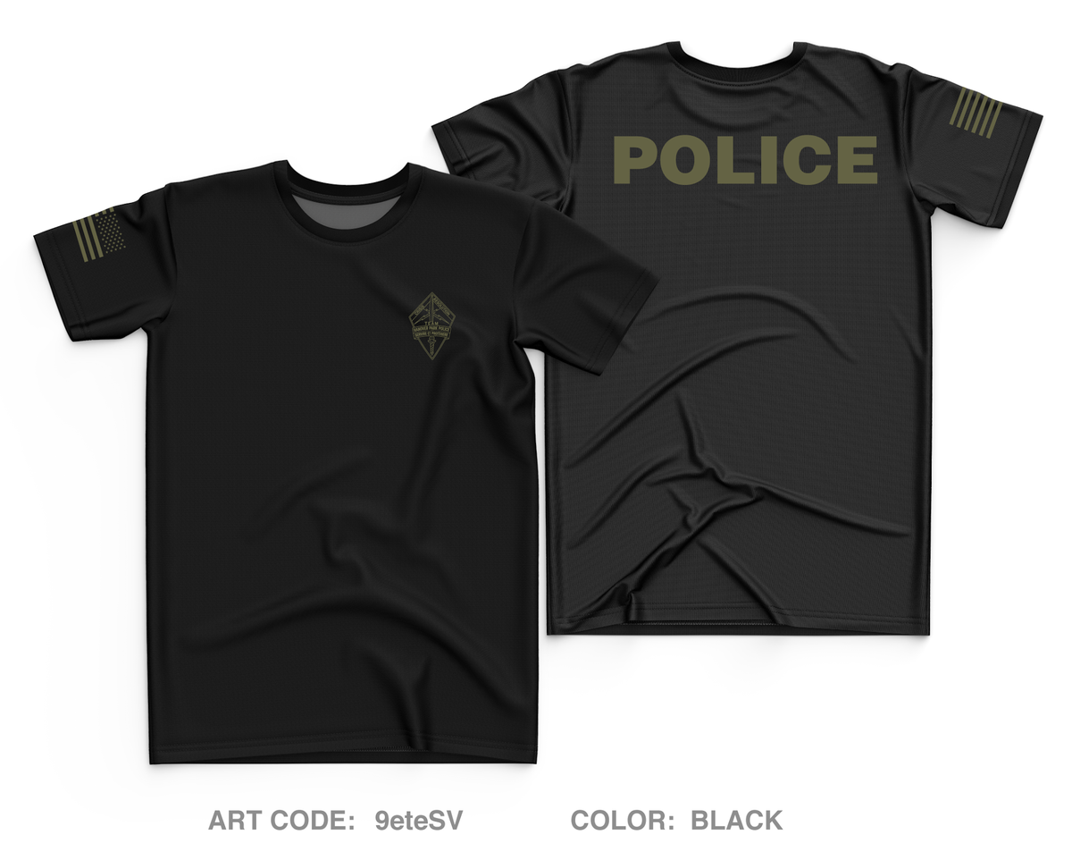 Hanover Park Police CRT Core Men's SS Performance Tee - 9eteSV