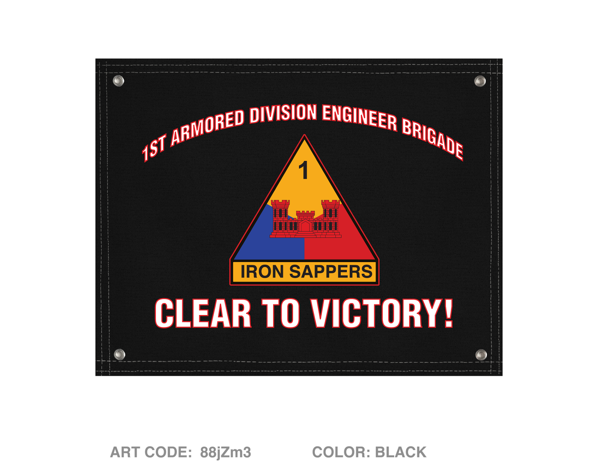 1AD EN BDE Banner Flag - 88jZm3
