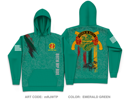 89th MP BDE Core Men's Hooded Performance Sweatshirt - mRJWTP