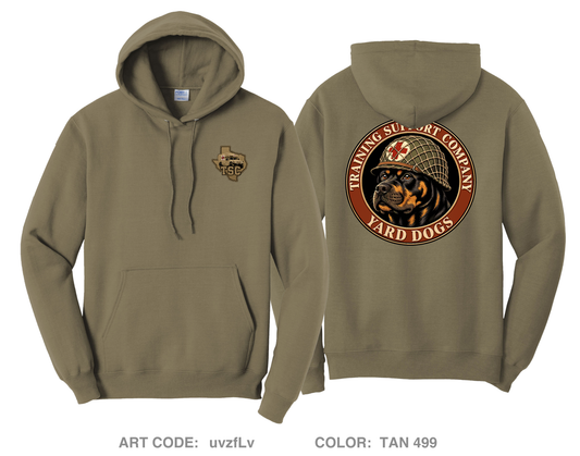 Training Support Company Yard Dogs Comfort Unisex Hooded Sweatshirt - uvzfLv