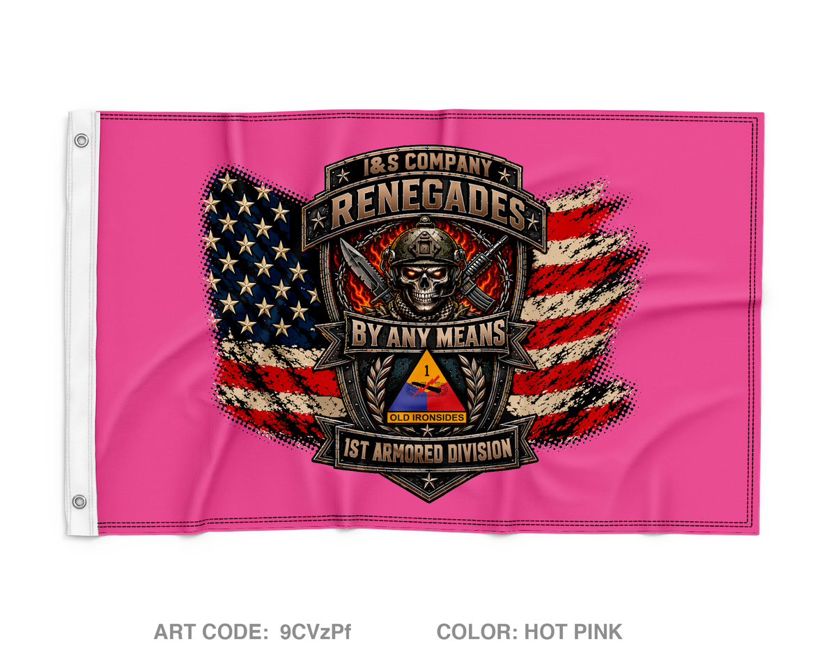 I&S Company, HHBN, 1AD Wall Flag - 9CVzPf