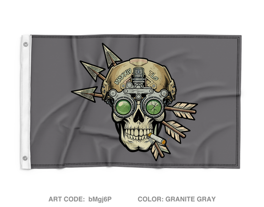 Trench line gear Wall Flag - bMgj6P