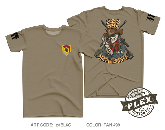 223rd Support Maintenance Company Core Men's SS Flex Performance Tee - zaBL6C