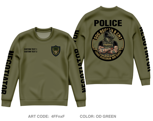 CUSTOM Region 8 HNT Core Men's Crewneck Performance Sweatshirt - 4FFnxF