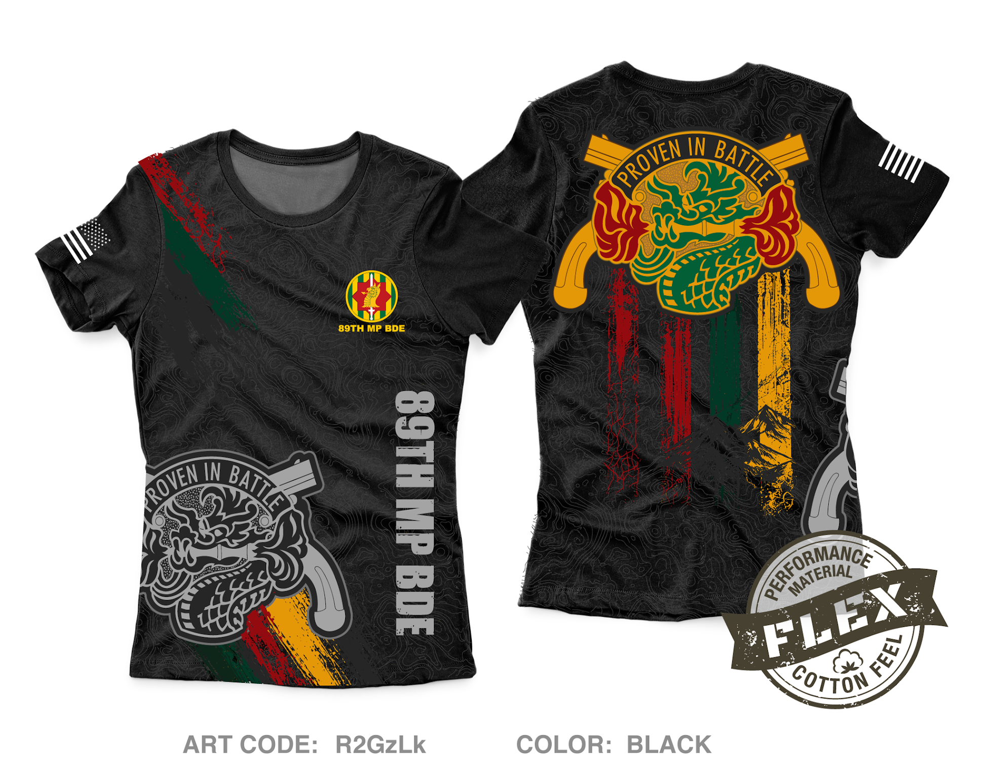 89th MP BDE Core Women's SS Flex Performance Tee - R2GzLk