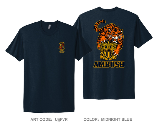 University of Memphis NROTC Comfort Unisex Cotton SS Tee - UjjFVR