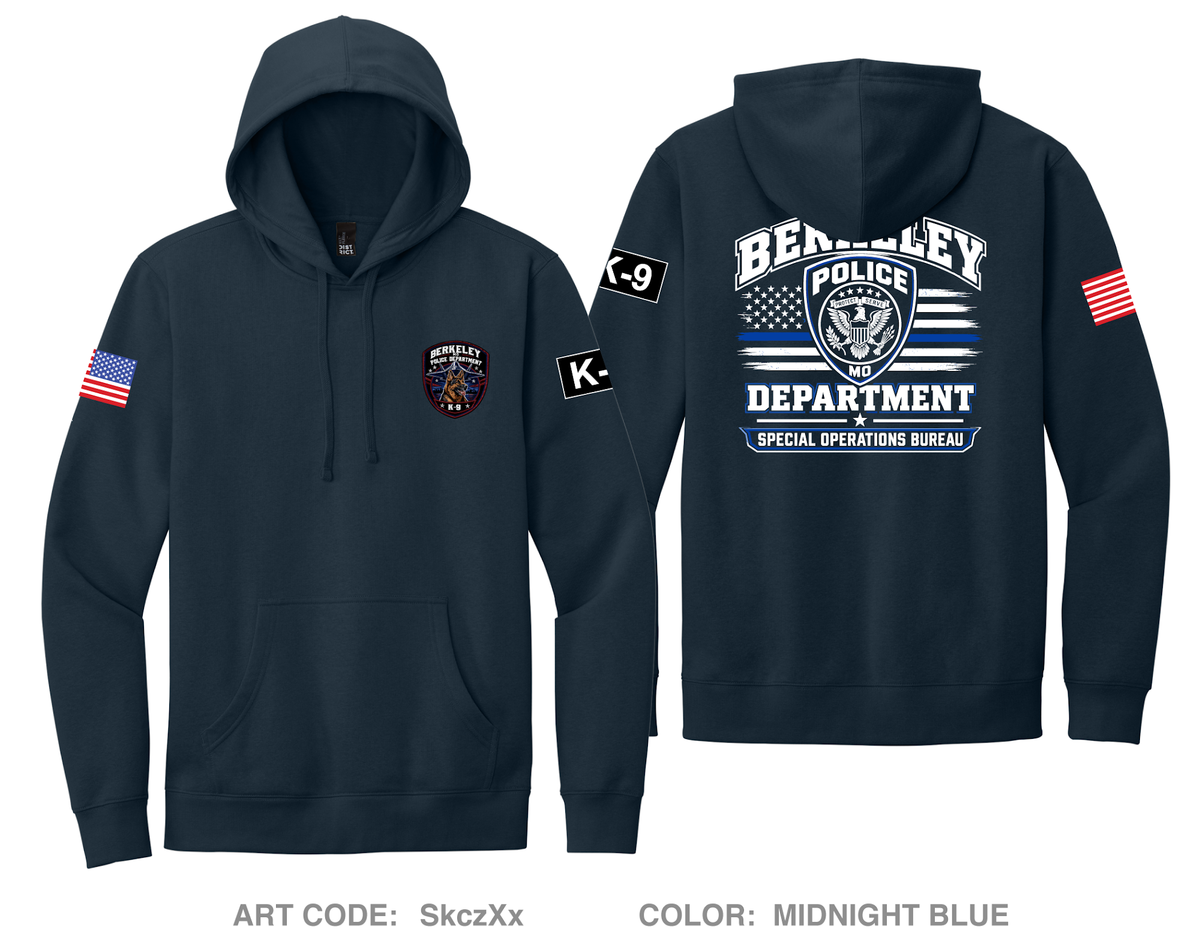 Berkeley Police Department Comfort Unisex Hooded Sweatshirt - SkczXx