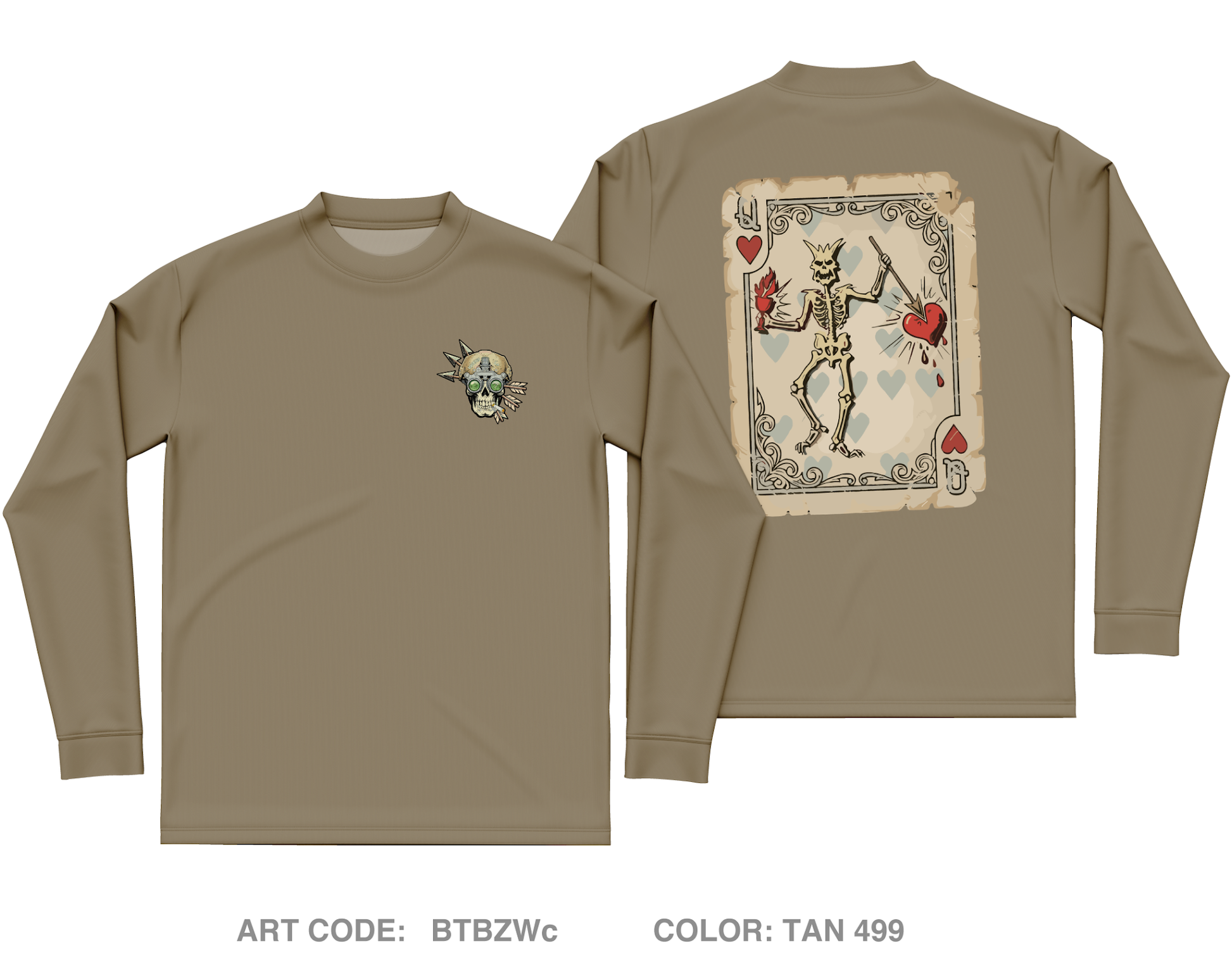 Trench line gear Core Men's LS Performance Tee - BTBZWc