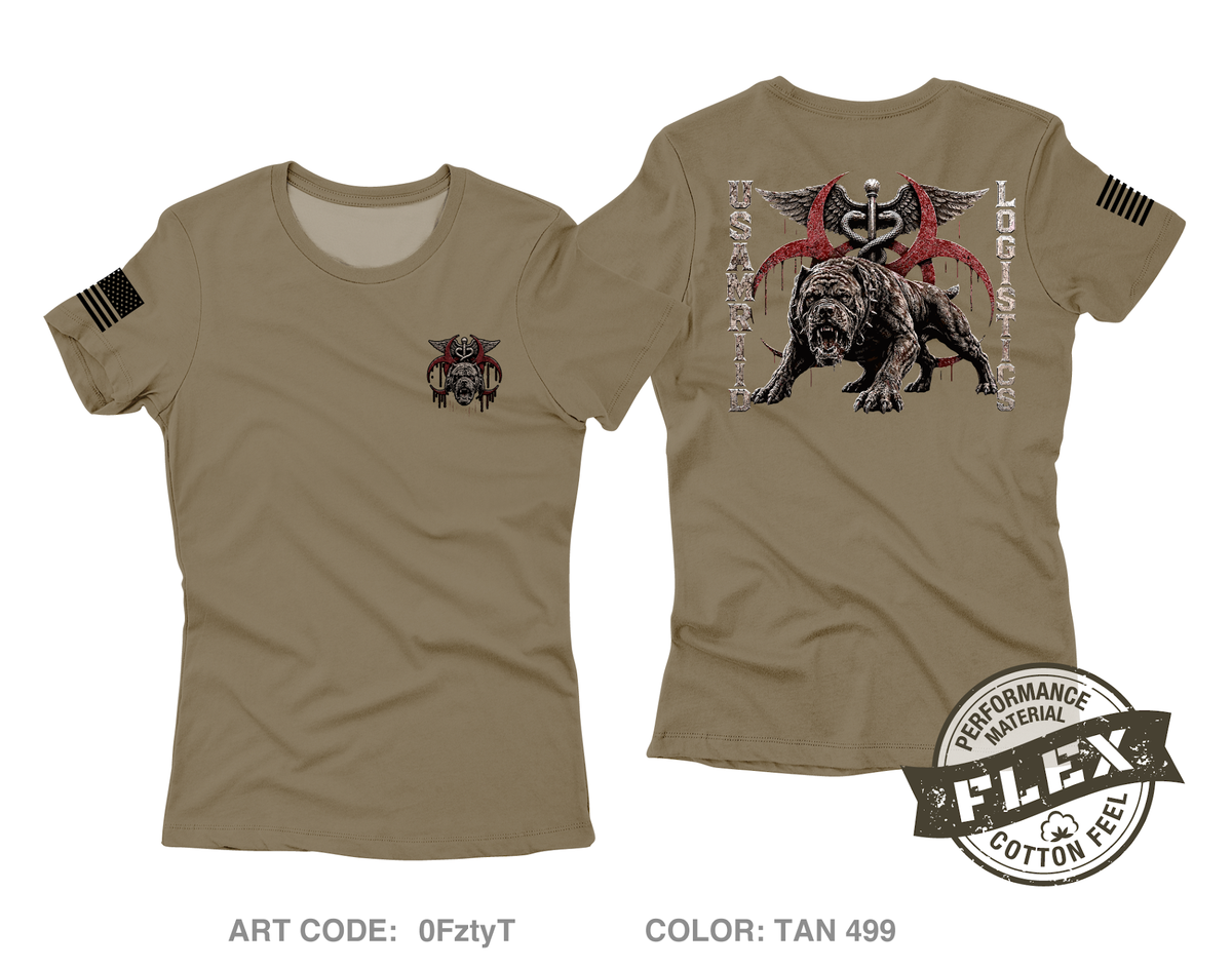 USAMRIID Logistics Core Women's SS Flex Performance Tee - 0FztyT