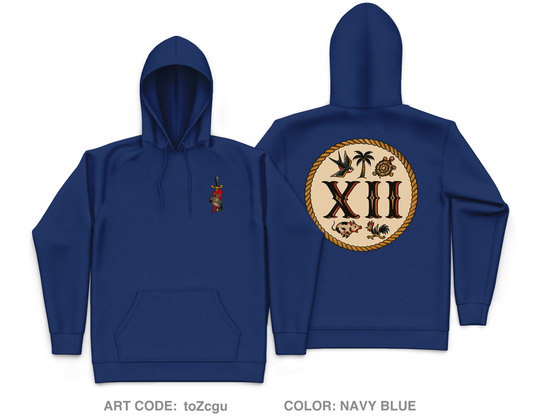 MESG-2 Det Bahrain EST 12 Core Men's Hooded Performance Sweatshirt - toZcgu