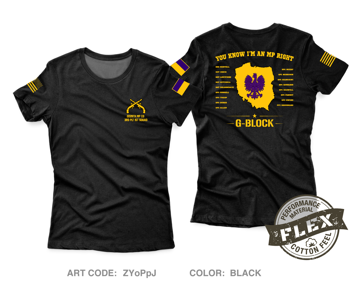 Glebokie Squad Core Women's SS Flex Performance Tee - ZYoPpJ