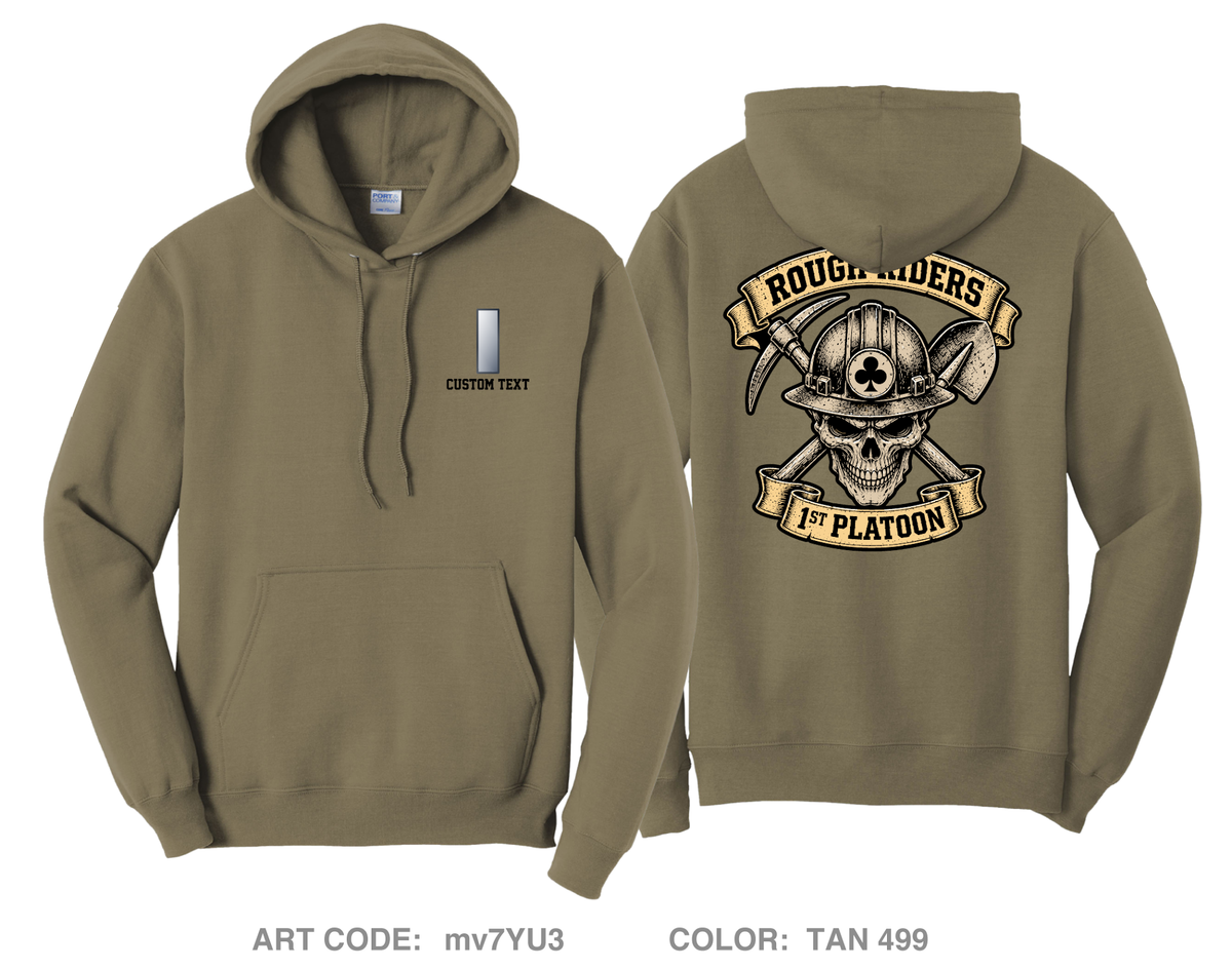 CUSTOM 130th ESC 1st PLT Comfort Unisex Hooded Sweatshirt - mv7YU3