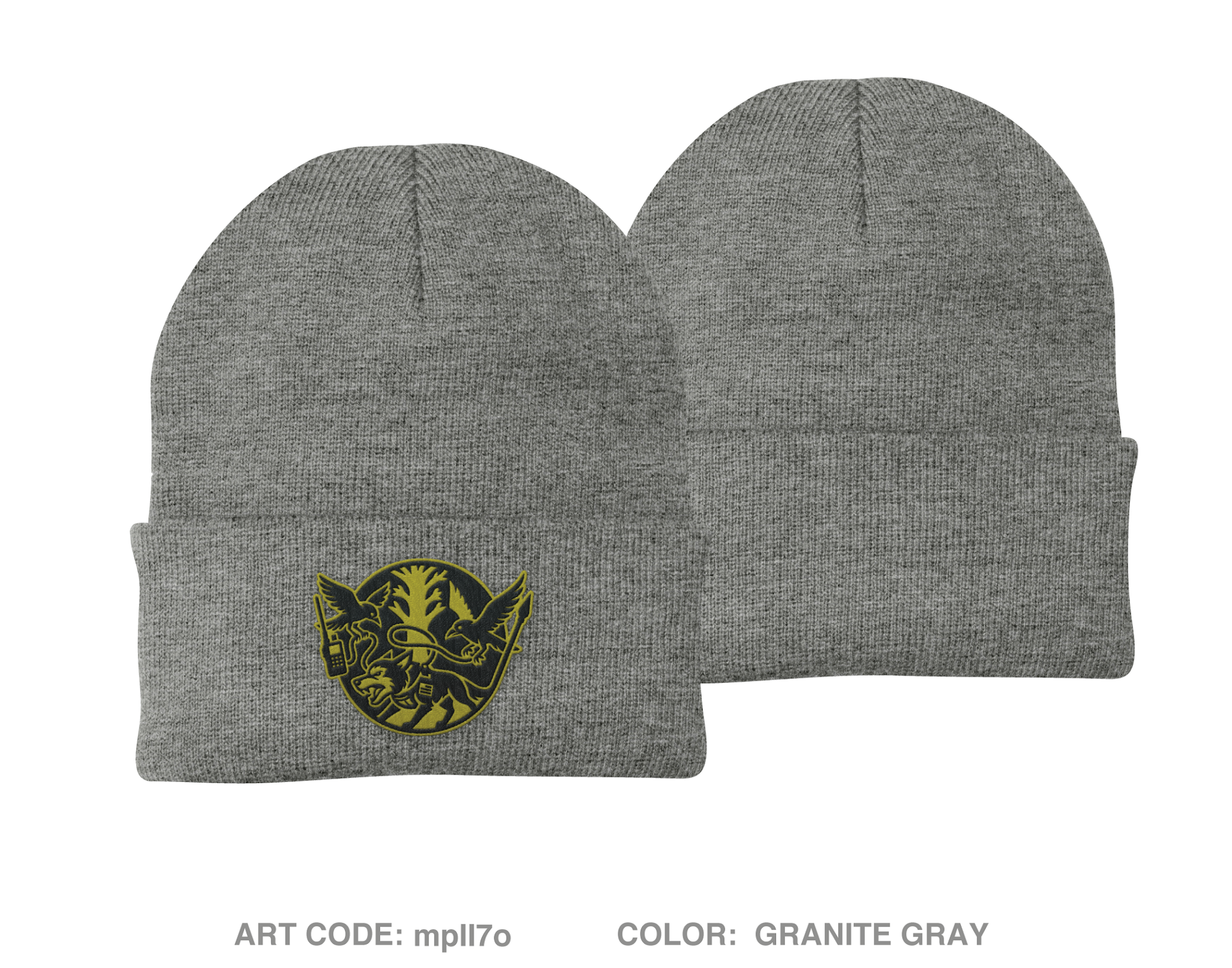 49th SFS Embroidered Knit Beanie - mpII7o