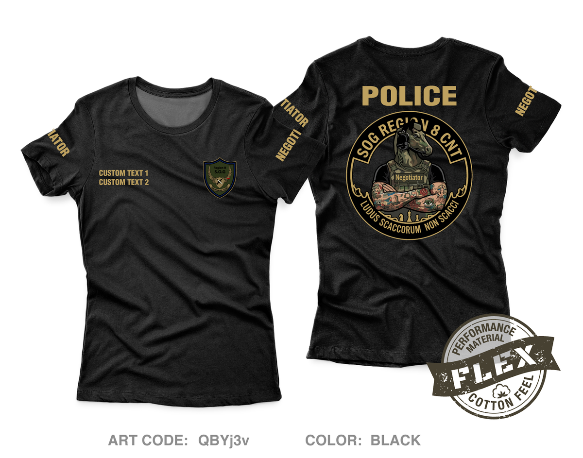 CUSTOM Region 8 HNT Core Women's SS Flex Performance Tee - QBYj3v