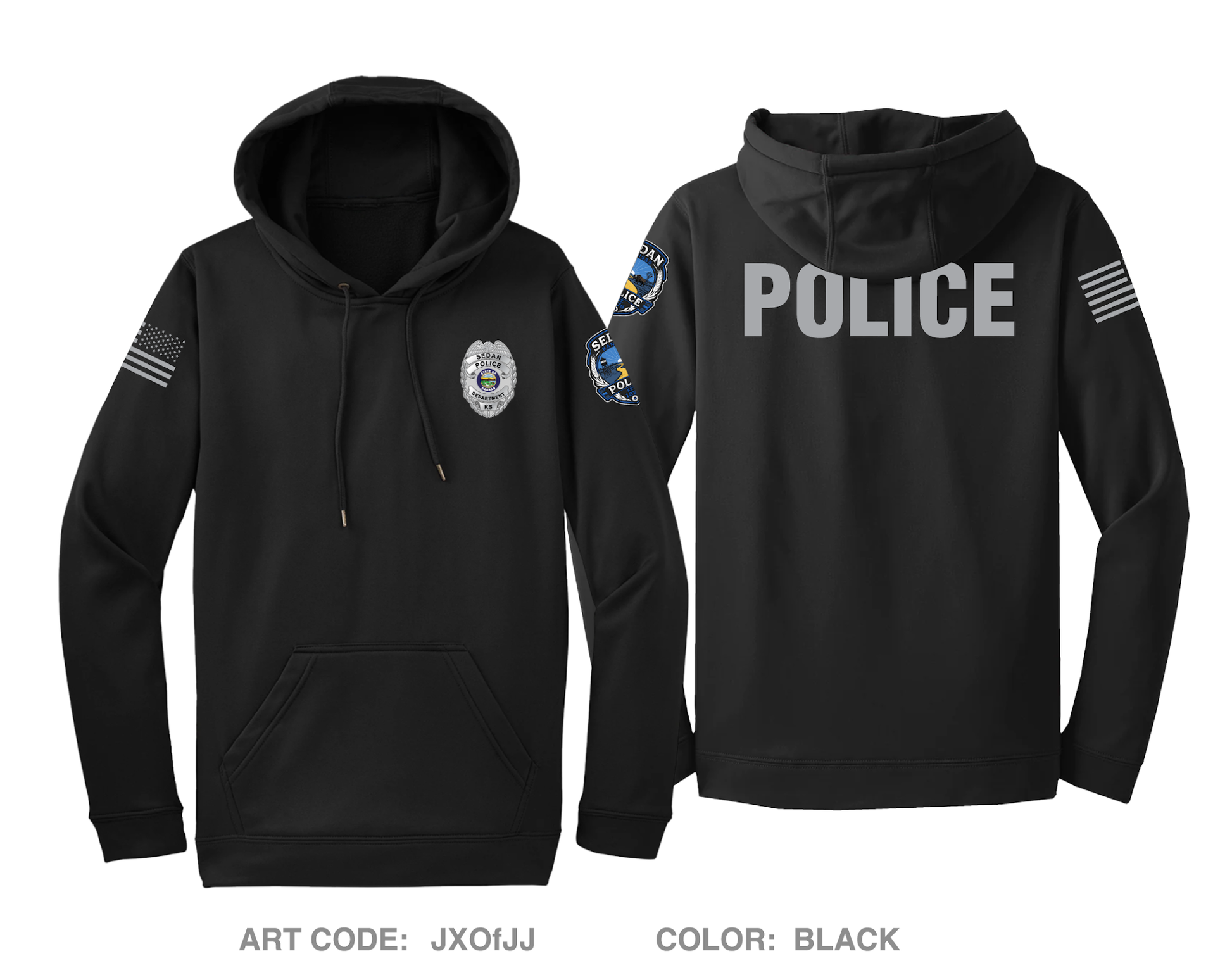 Chautauqau County Sheriffs Office/ Sedan PD Hi-Tech Performance Hoodie - JXOfJJ