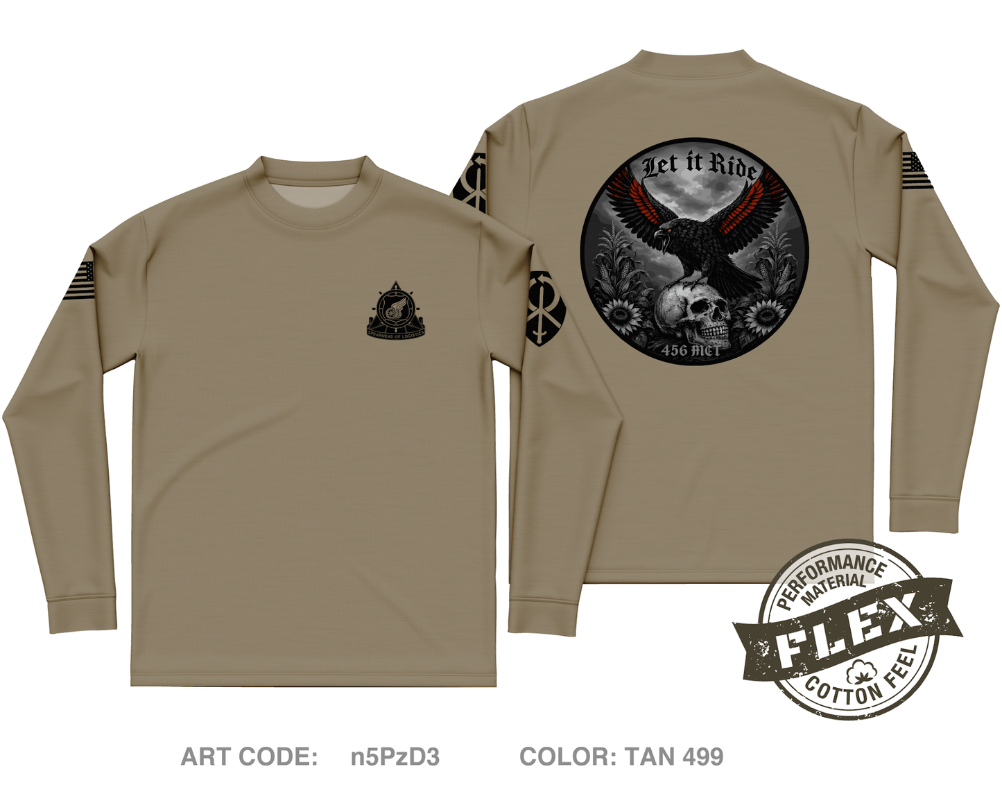 456 MCT Core Men's LS Flex Performance Tee - n5PzD3