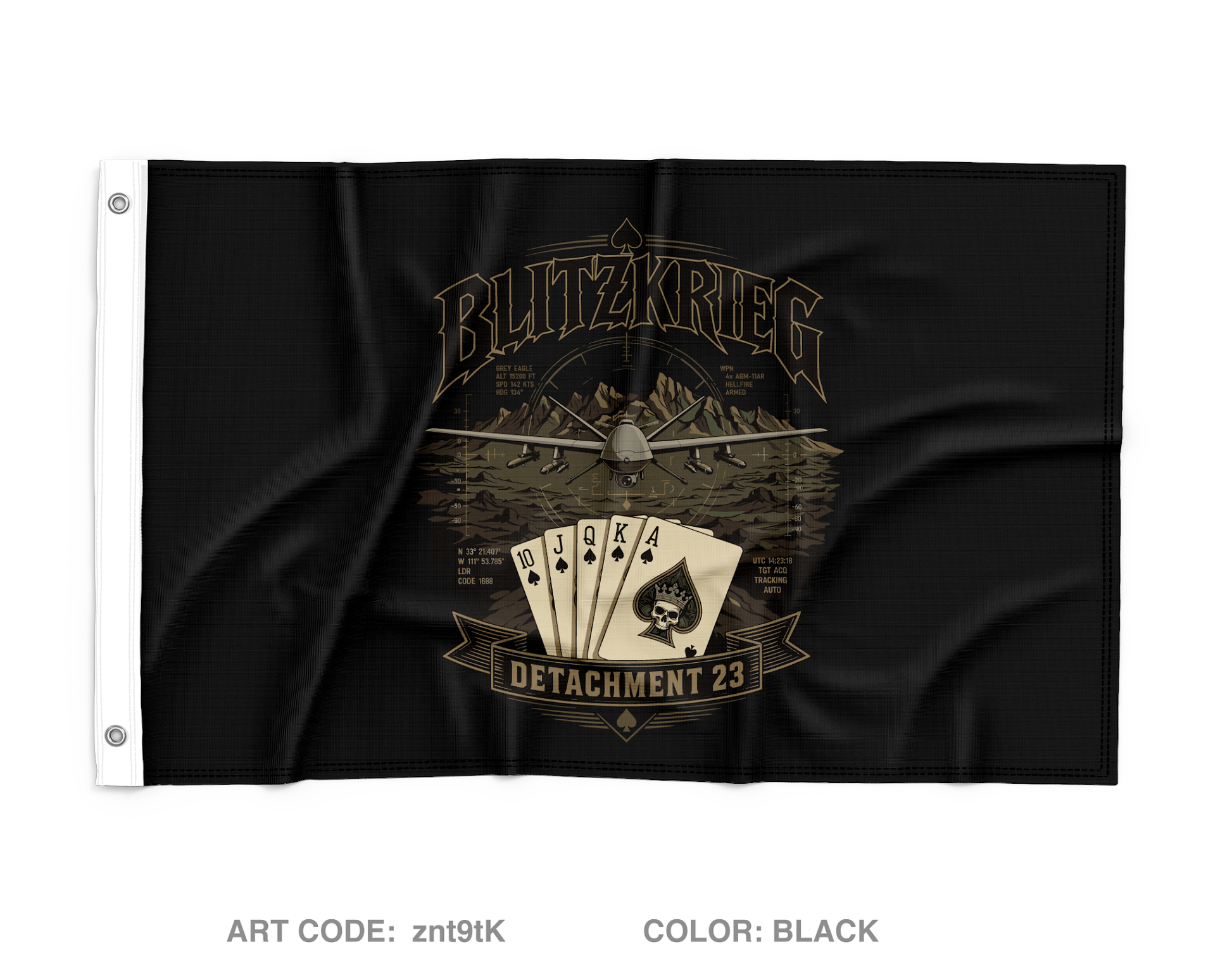 378th MI Wall Flag - znt9tK
