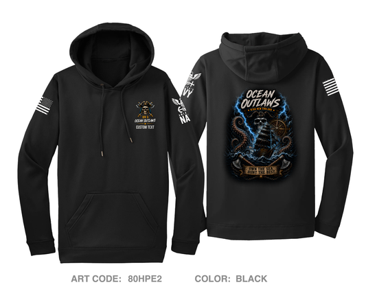 CUSTOM Ocean Outlaws Hi-Tech Performance Hoodie - 80HPE2