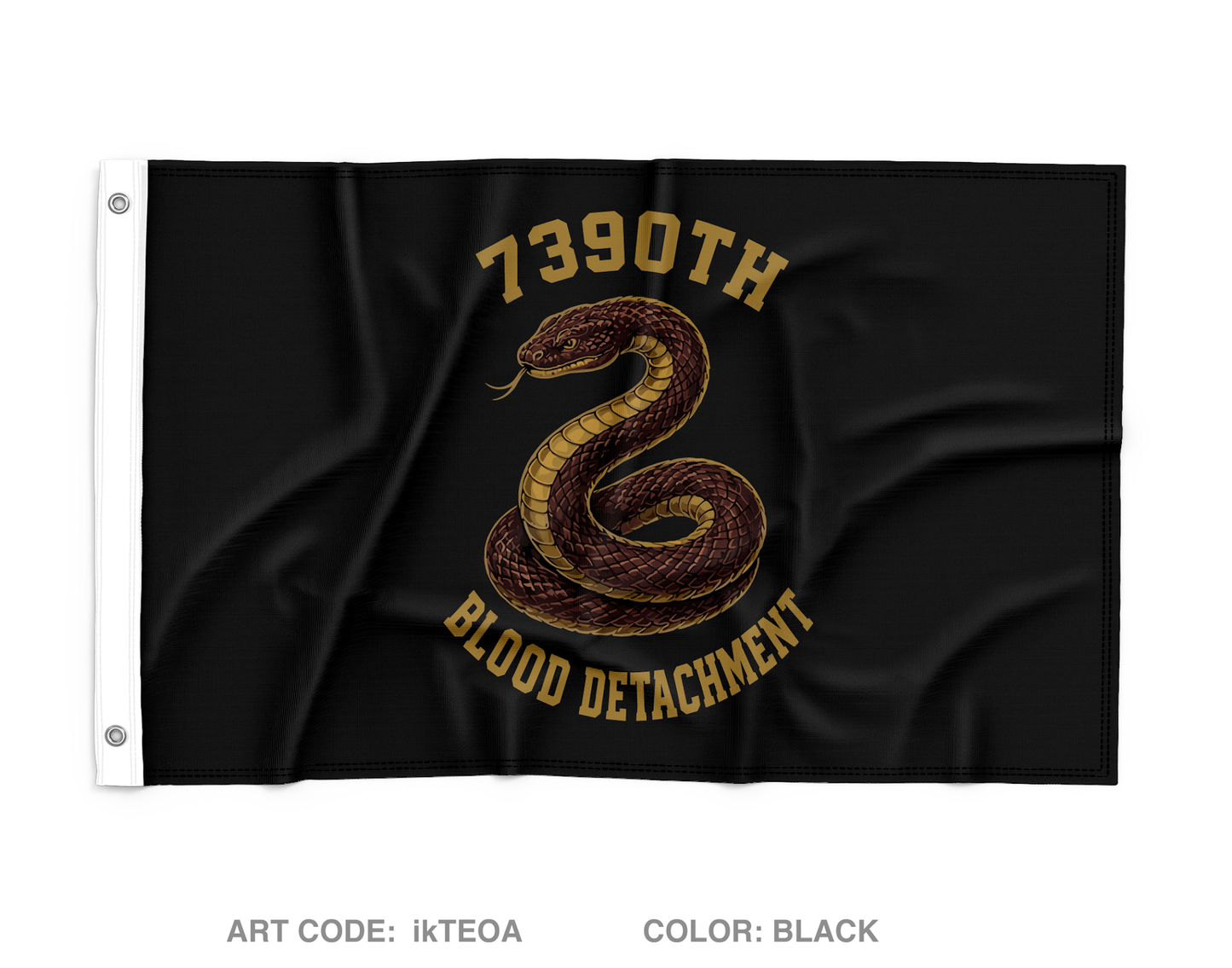 7390th blood detachment Fundraising Collection Wall Flag - ikTEOA