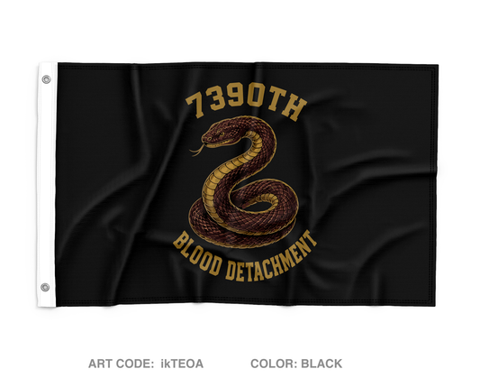 7390th blood detachment Fundraising Collection Wall Flag - ikTEOA