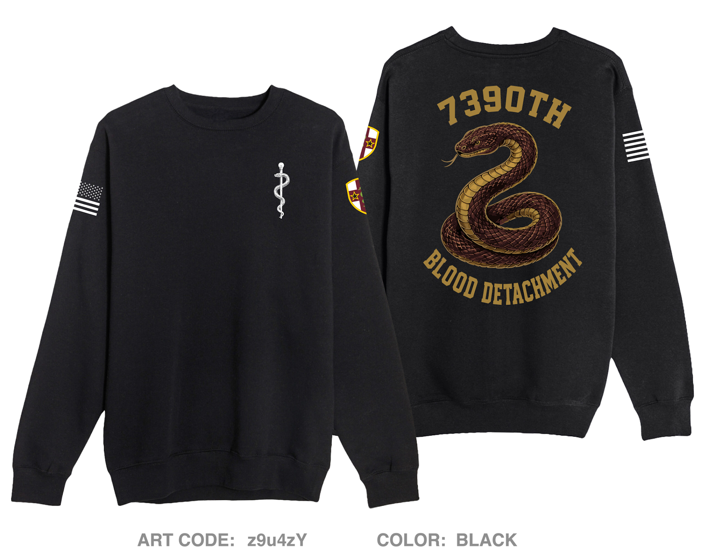 7390th blood detachment Fundraising Collection Comfort Unisex Crewneck Sweatshirt - z9u4zY