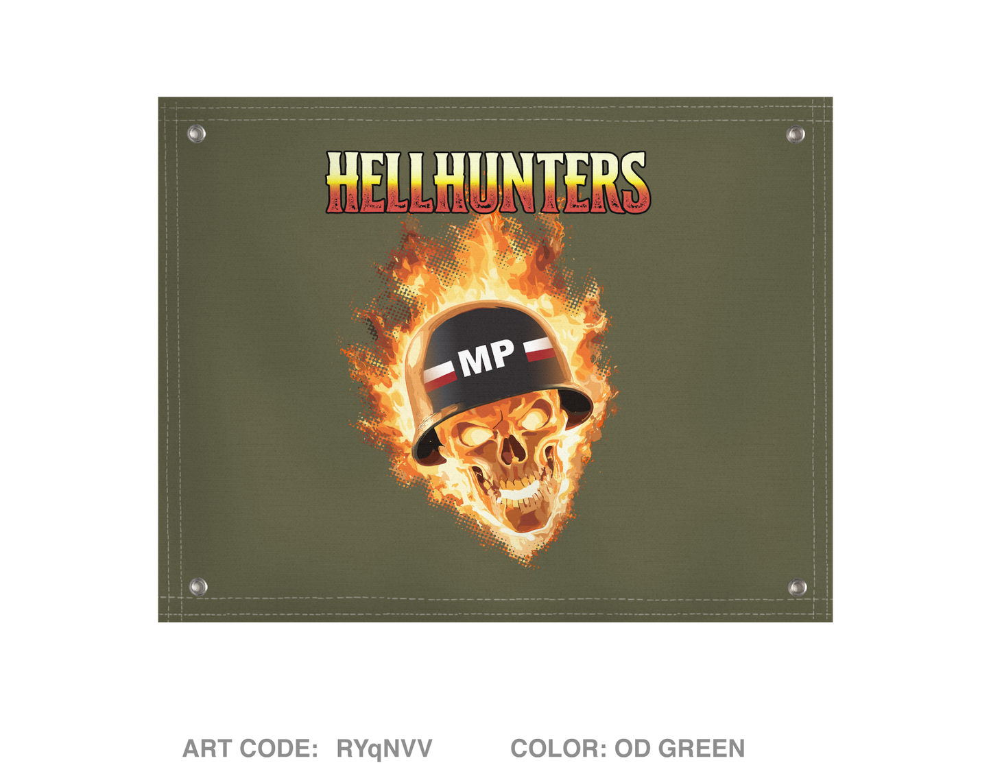 Hellhunters Banner Flag - RYqNVV