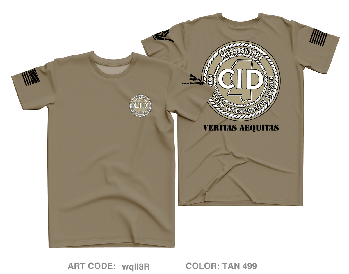 Mississippi Department of Corrections CID Core Men's SS Performance Tee - wqIl8R