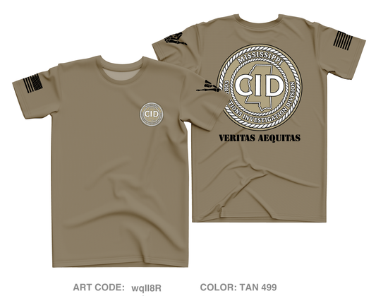 Mississippi Department of Corrections CID Core Men's SS Performance Tee - wqIl8R