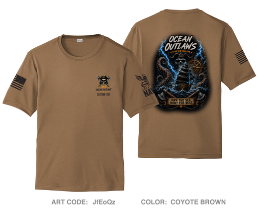 CUSTOM Ocean Outlaws Hi-Tech Performance Unisex SS Tee - JfEoQz