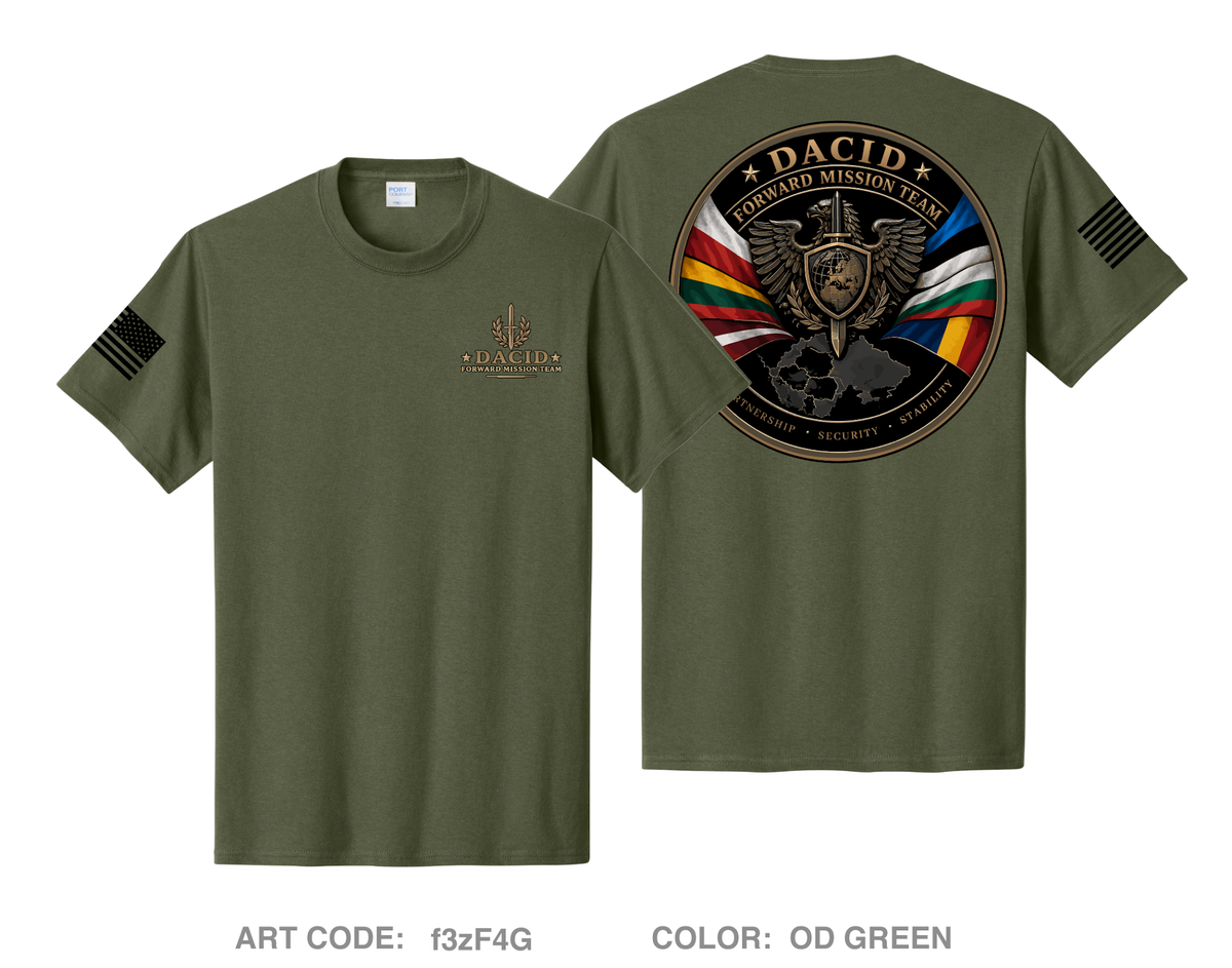 DACID Forward Missions Comfort Unisex Cotton SS Tee - f3zF4G