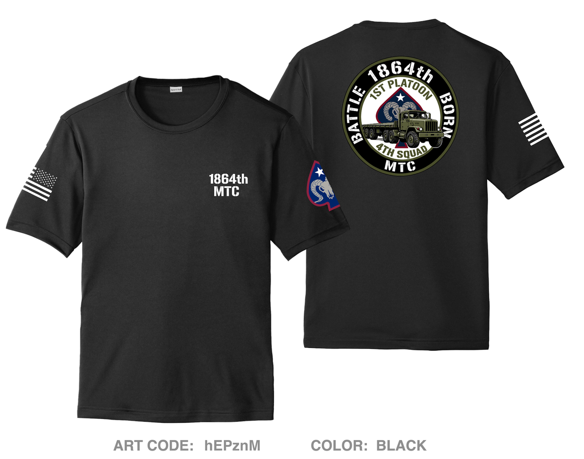 1864th mtc Fundraising Collection Hi-Tech Performance Unisex SS Tee - hEPznM