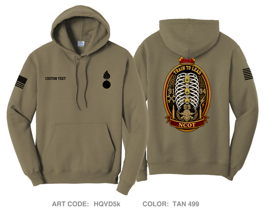 CUSTOM 16th Ord Bn, NCOT Comfort Unisex Hooded Sweatshirt - HQVD5k
