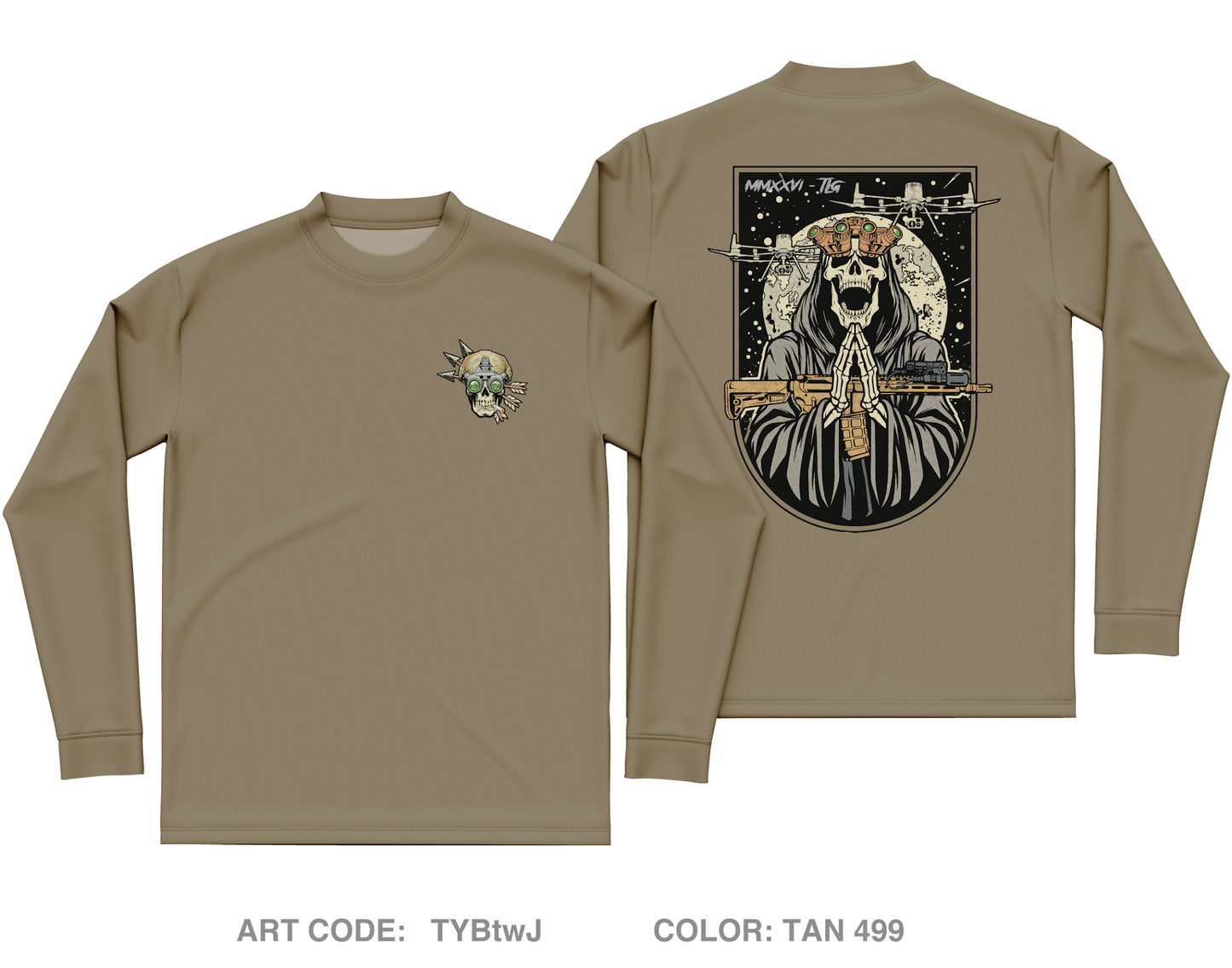 Trench line gear Core Men's LS Performance Tee - TYBtwJ