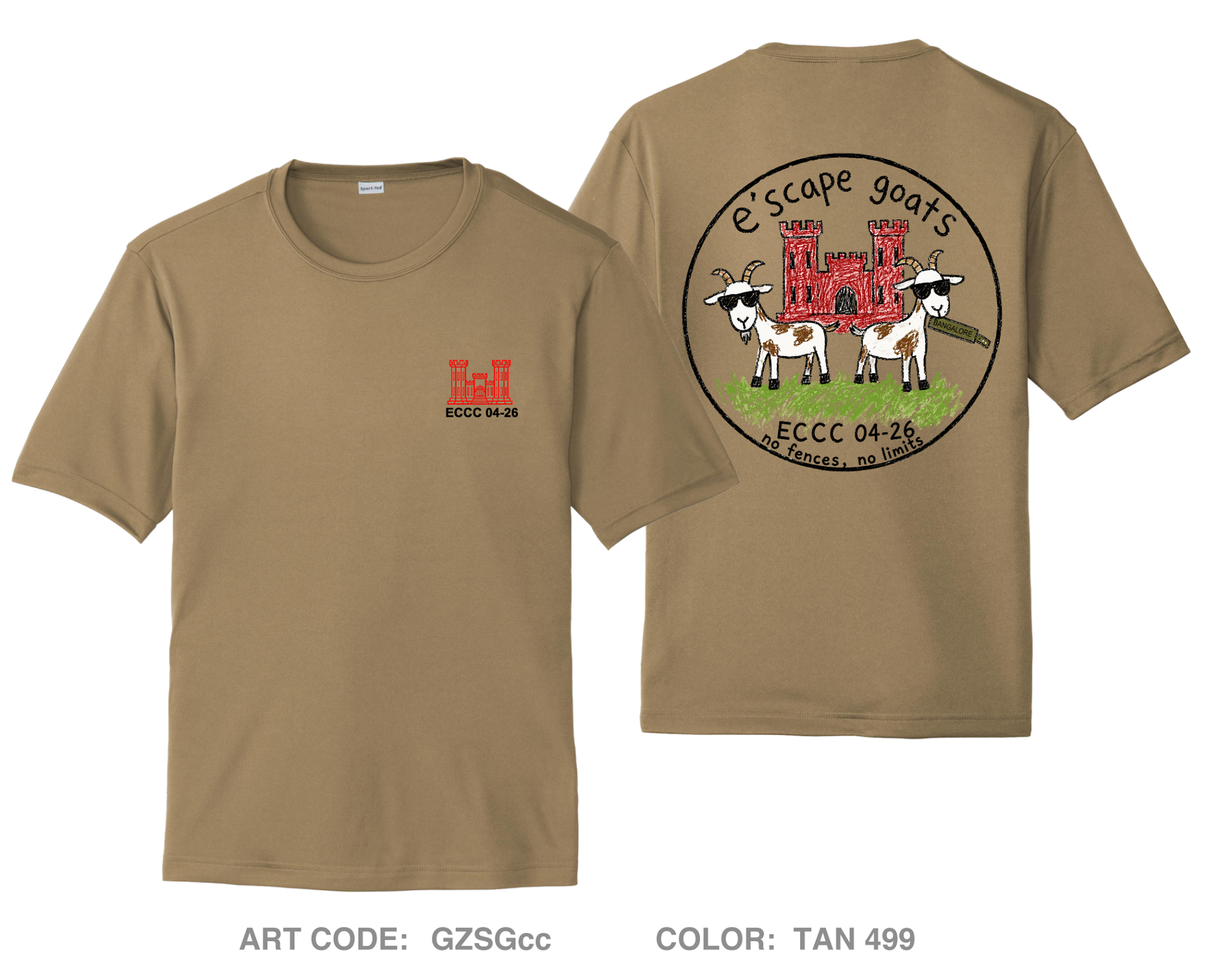 Team Echo Hi-Tech Performance Unisex SS Tee - GZSGcc