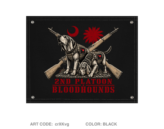 A Co 1-118th 2nd Platoon Banner Flag - crXKvg