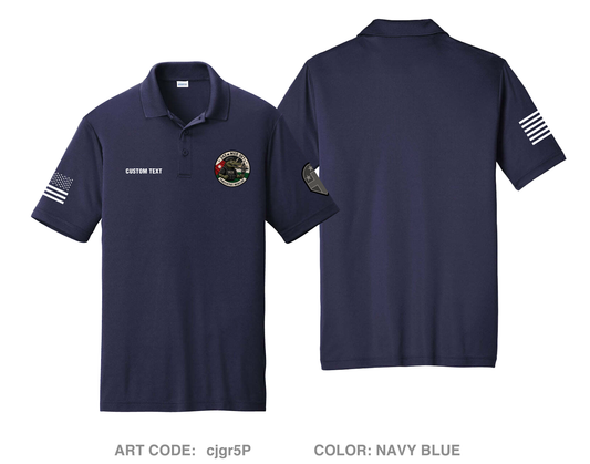 CUSTOM 342nd Medical Detachment (PM) Hi-Tech Performance Men's SS Polo - cjgr5P