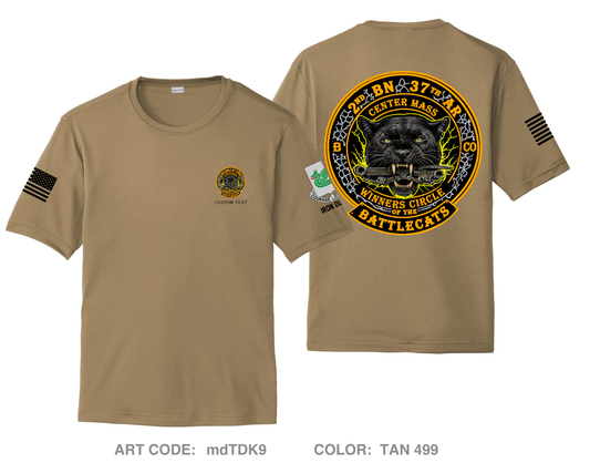 CUSTOM 2-37 / BattleCat Hi-Tech Performance Unisex SS Tee - mdTDK9