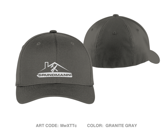 Grundmann Builders Embroidered Flexfit Cap - MwXTTc