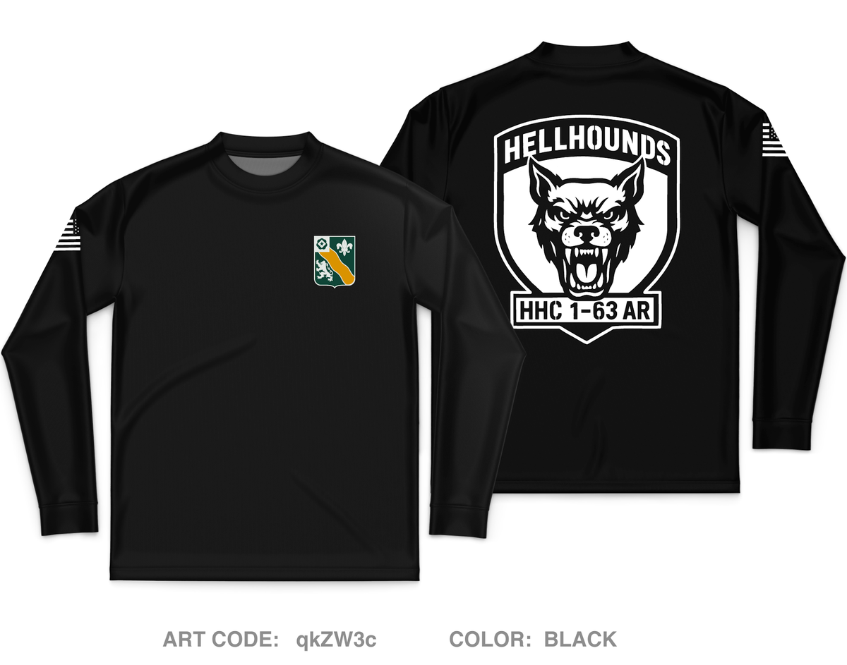 HHC 1-63 AR Core Men's LS Performance Tee - qkZW3c