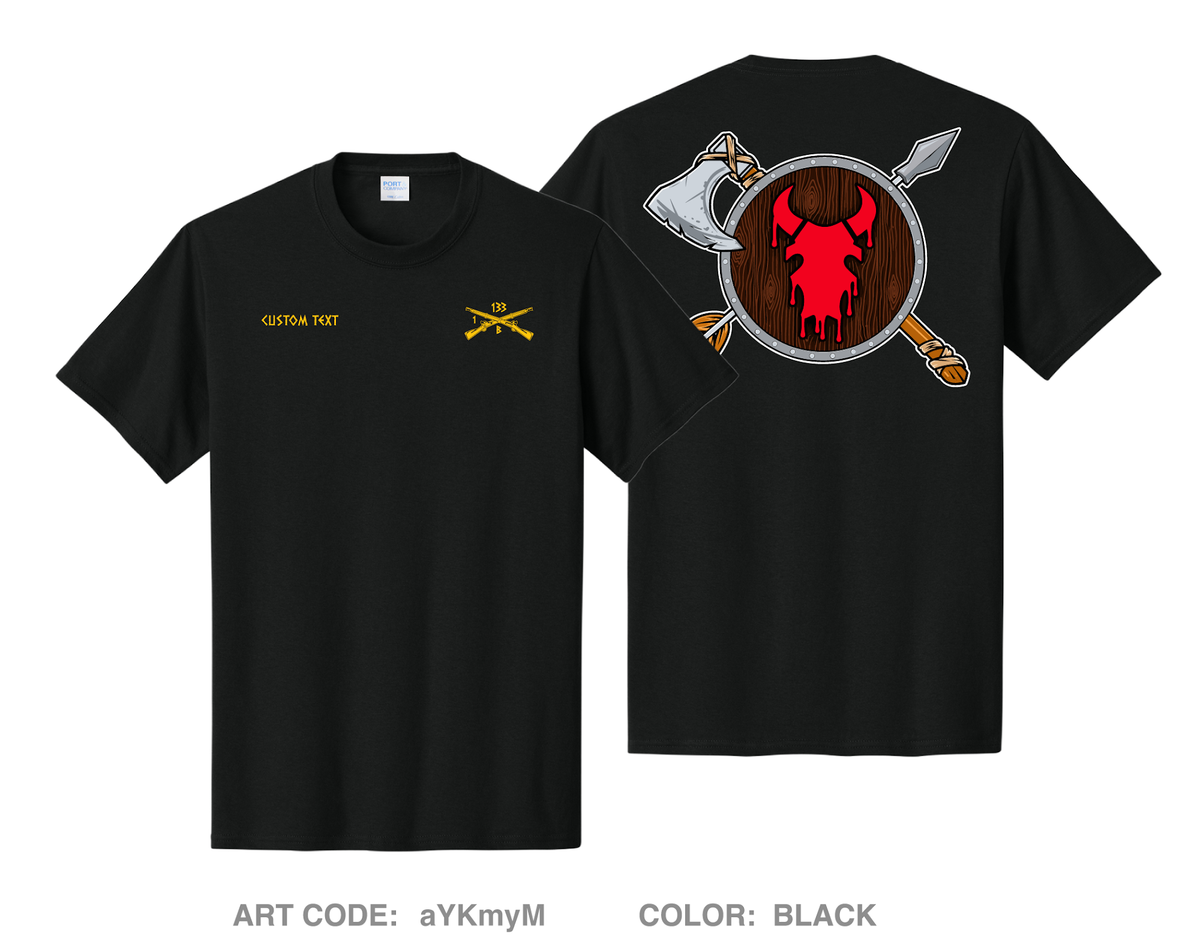 CUSTOM CO B 1-133 IN Comfort Unisex Cotton SS Tee - aYKmyM