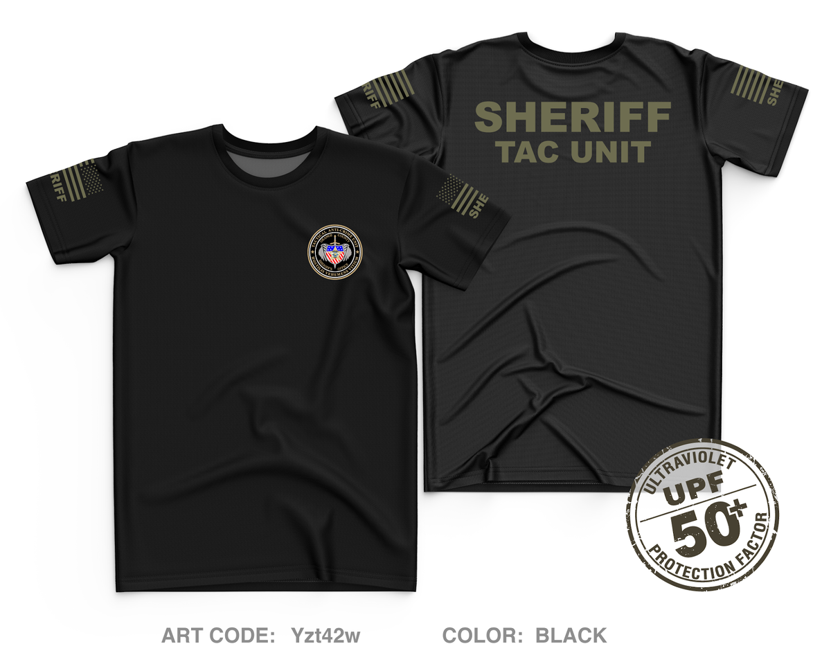 OCSO TAC Core Men's UPF 50+ Performance SS Tee - Yzt42w