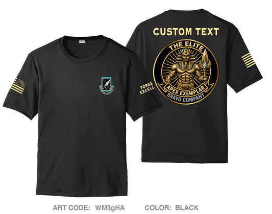 CUSTOM Bravo Company 120th AG Hi-Tech Performance Unisex SS Tee - WM3gHA