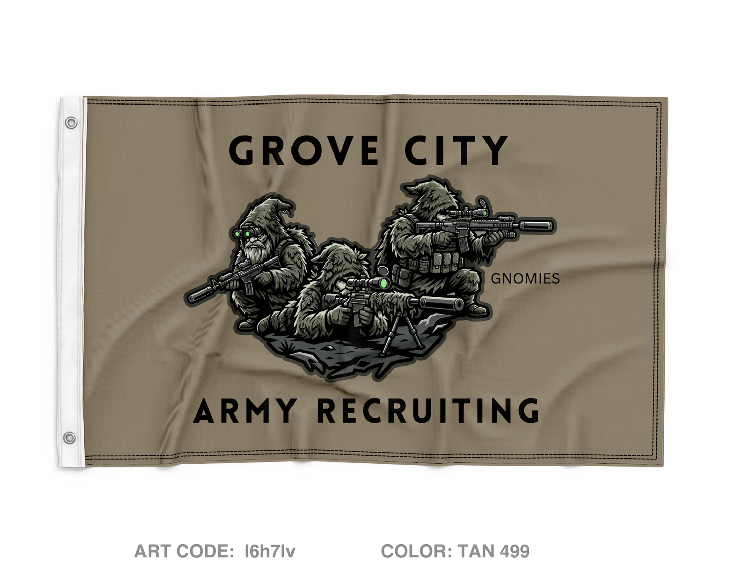 Grove City Army Recruiting Wall Flag - l6h7lv