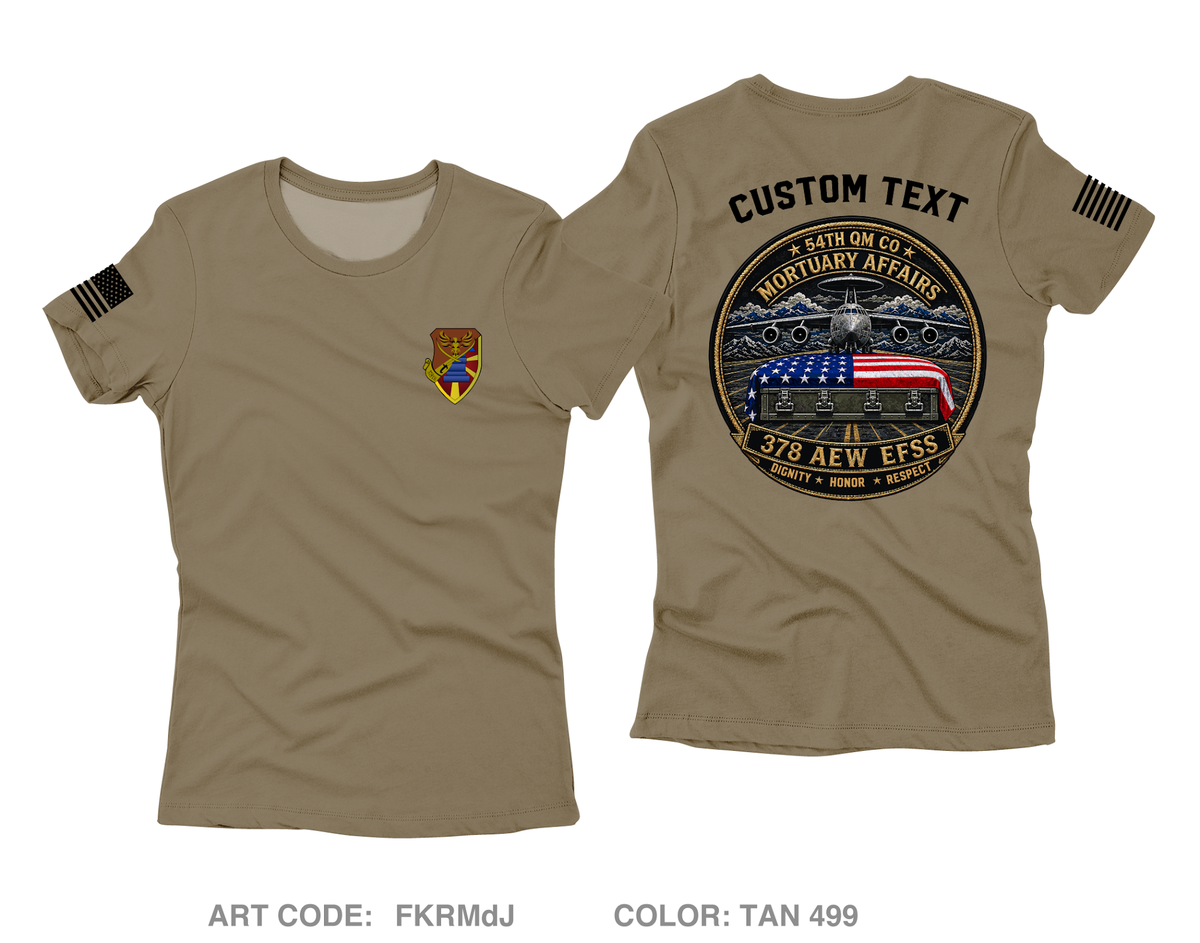 CUSTOM 54th/378th MA Core Women's SS Performance Tee - FKRMdJ