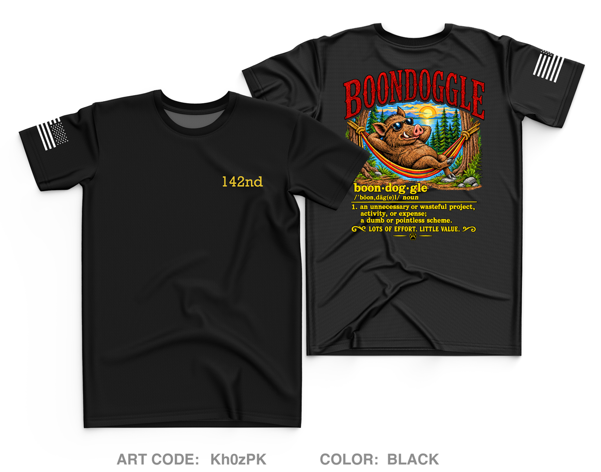 HHB 142nd Field Artillery Brigade Core Men's SS Performance Tee - Kh0zPK