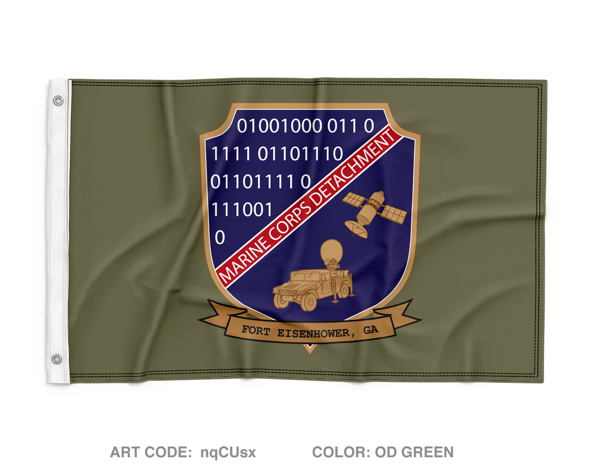 Marine Detachment Fort Gordon Wall Flag - nqCUsx