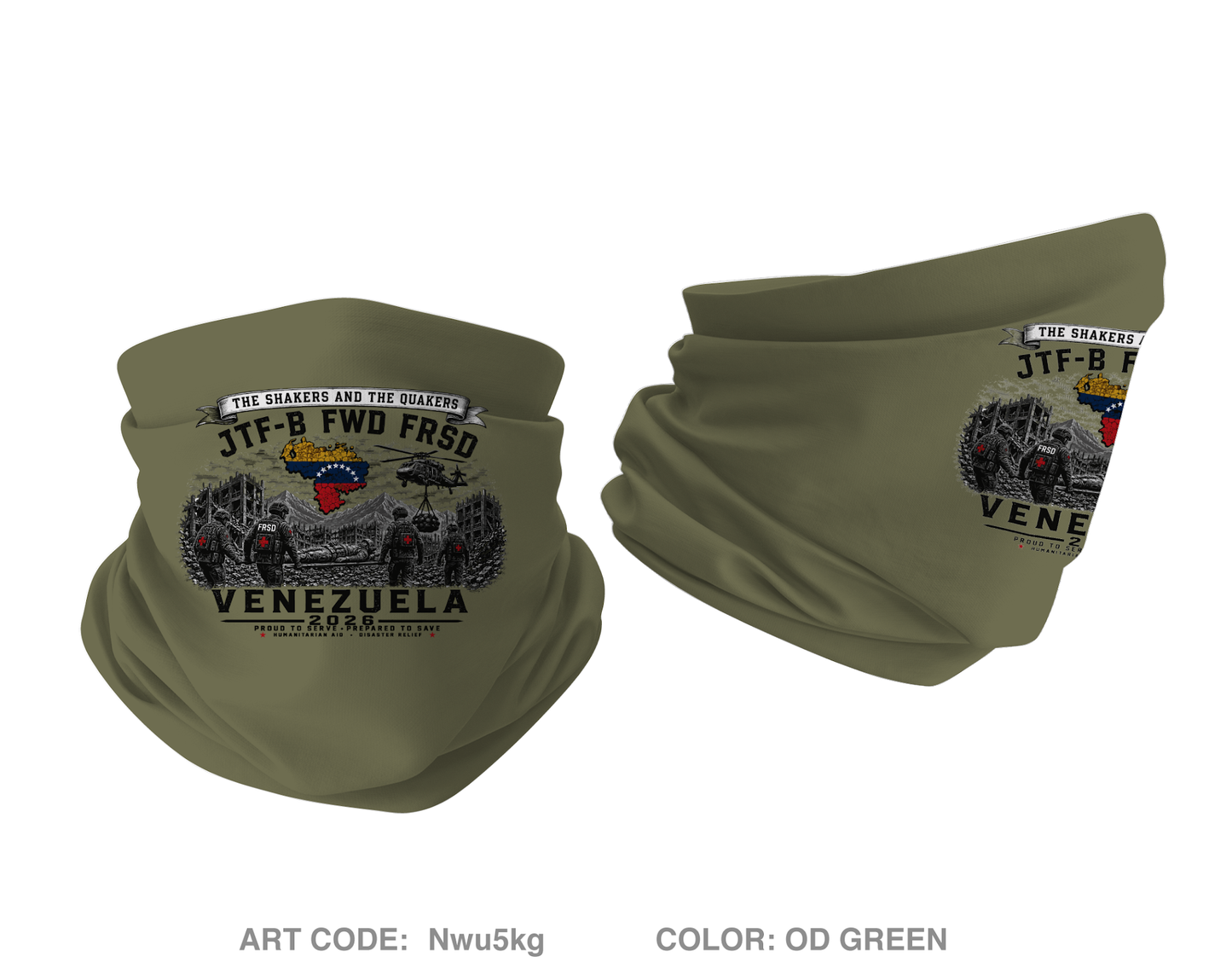 JTFB FRSD Venezuela Gaiter - Nwu5kg