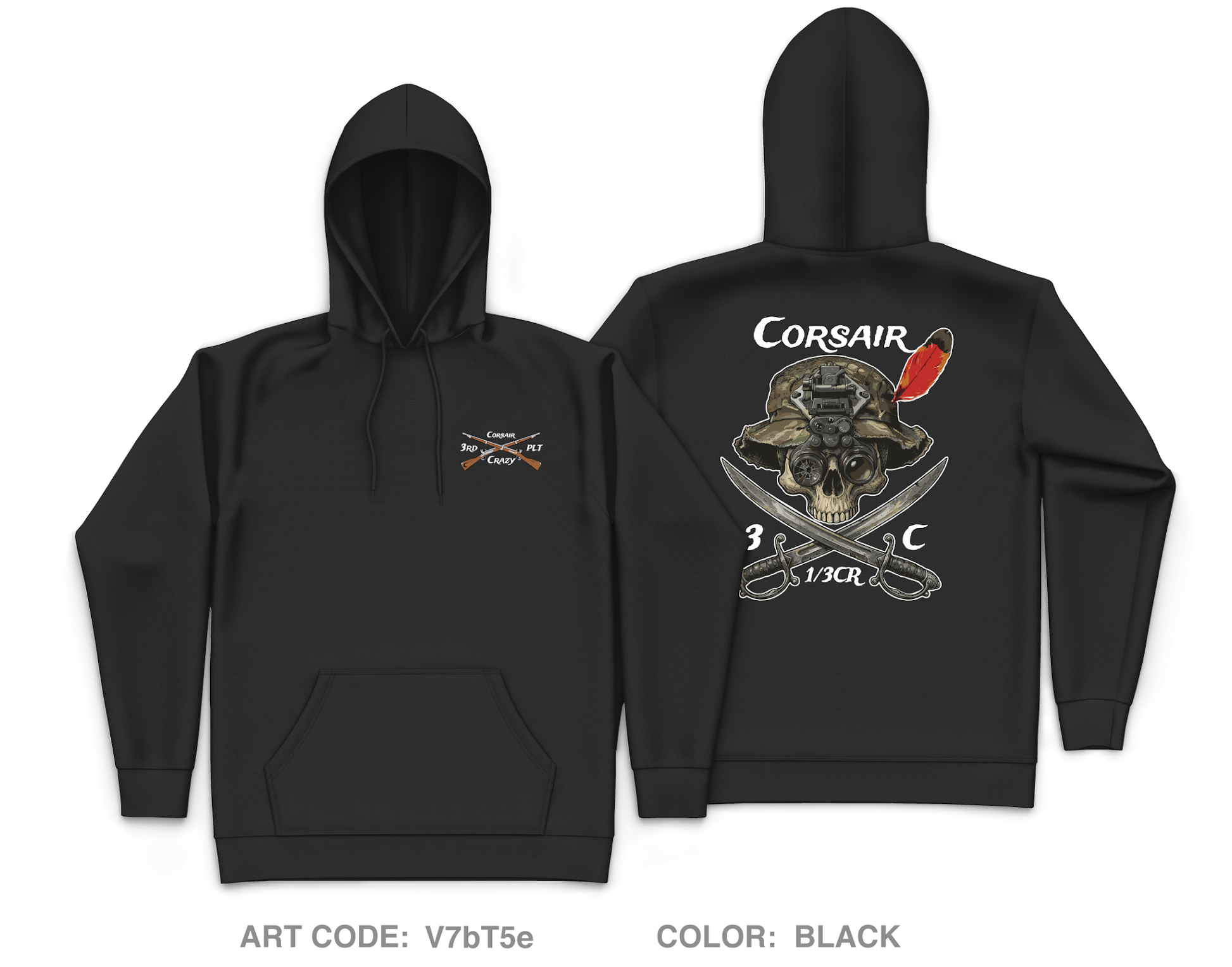 Trench line gear Core Men's Hooded Performance Sweatshirt - V7bT5e